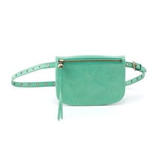 New Hobo Saunter Leather Belt Bag Mint Green